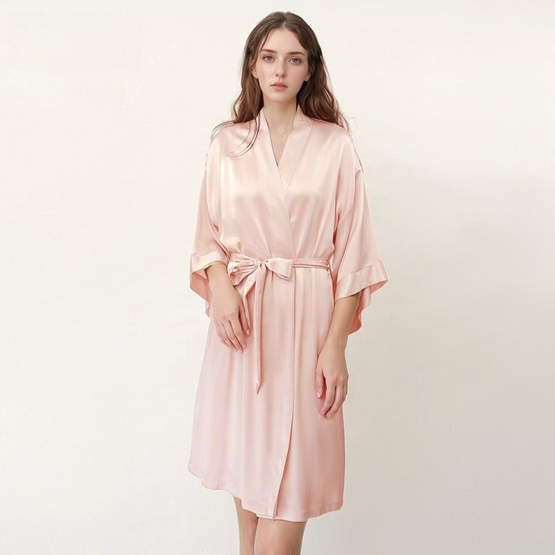 Satin kimono loungewear women soft smooth and stylish fit