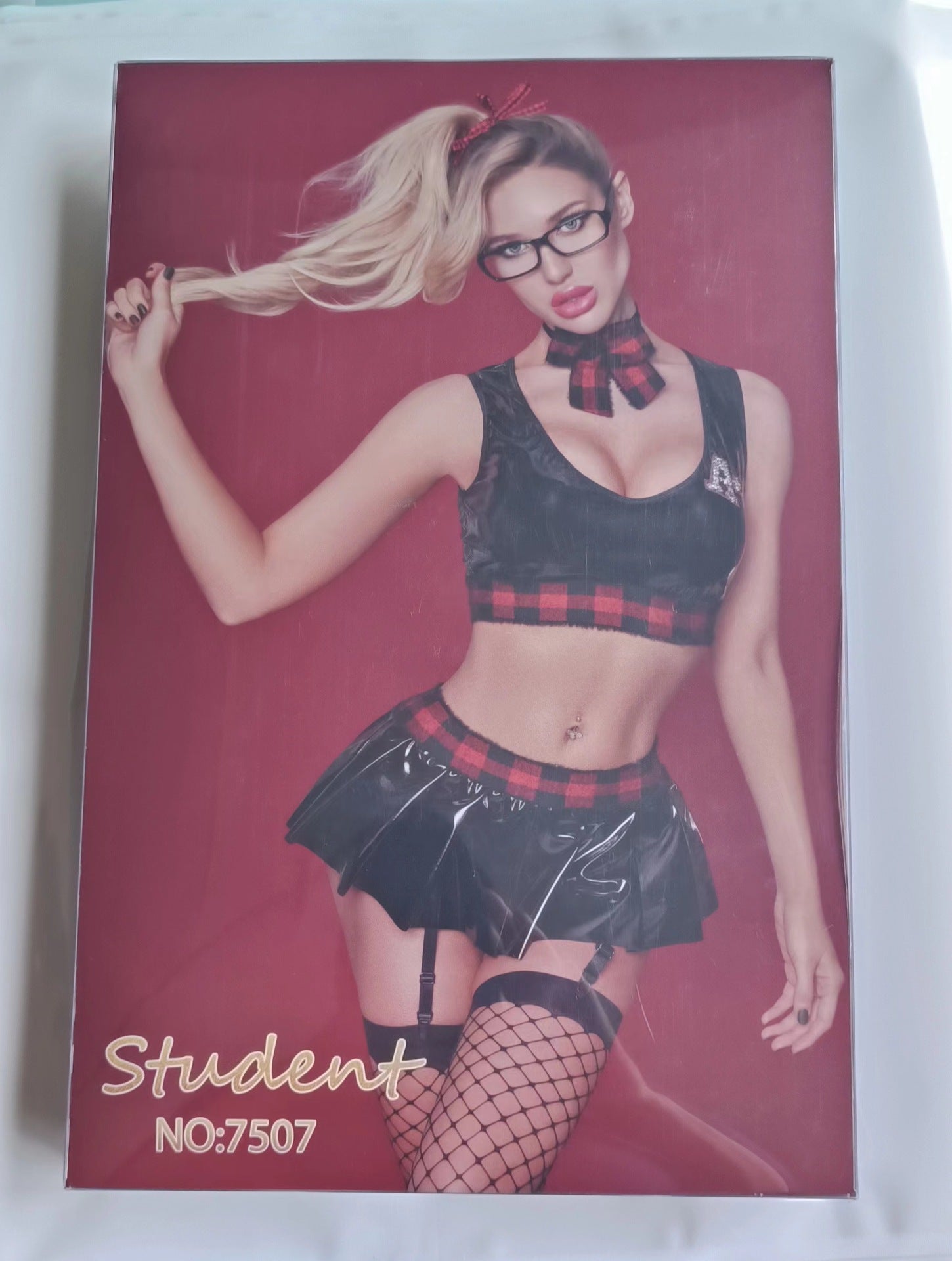 JSY跨境女士情趣内衣学生装COSPLAY情趣制服诱惑学生扮演服7507