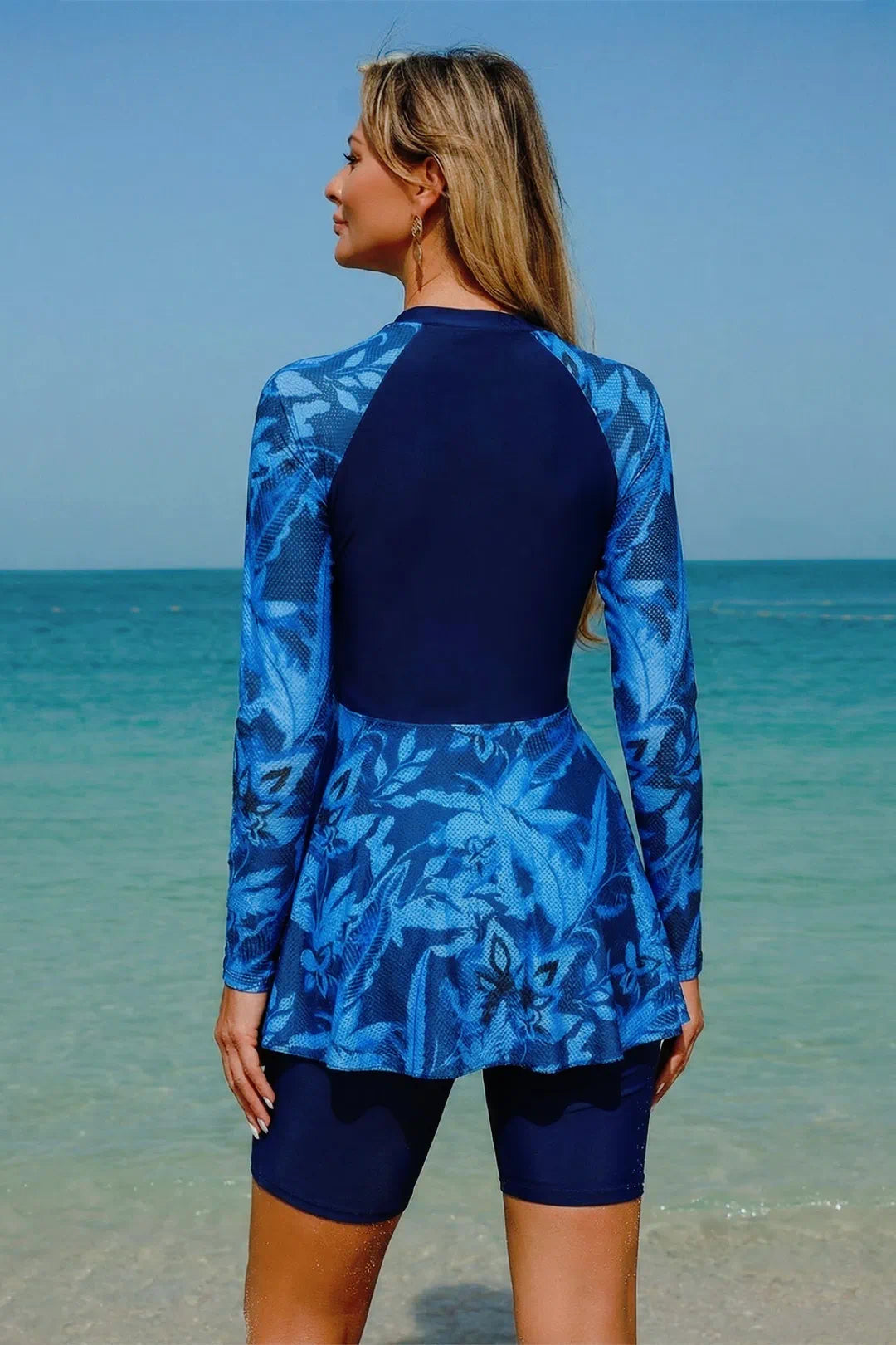 Printed Swim Dress Set